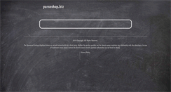 Desktop Screenshot of parseshop.biz